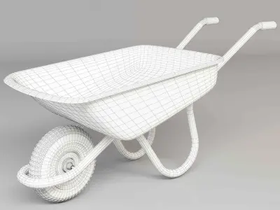 trolley wheelbarrow 3D model