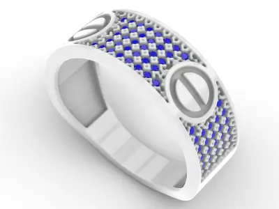 Jewelry Diamond Ring Model RG82 Free 3D print model
