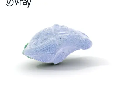 Futuristic Biomechanical Device Model Pack Low-poly 3D model