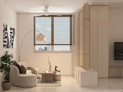 Hotel Suite Room or Bedroom 3D model
