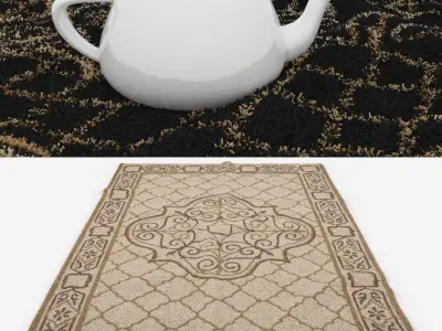 Rugs No 48 Low-poly 3D model