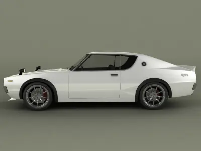 Nissan Skyline GT-R C110 3D model