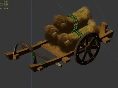 Game City - Oxcart 12 3D model