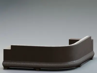 Arabesque sofa02 3D model