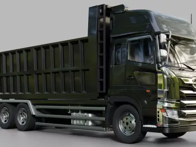 Hino Profia Dump Truck 3D model