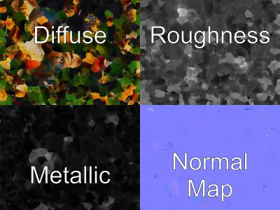 Roasted Barramundi with Vegetables Model Pack Low-poly 3D model