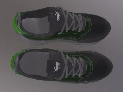 PUMA RS-0 SHOES PBR Low-poly 3D model