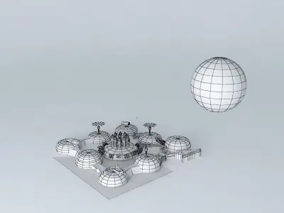 Voynich manuscript rosettes Free 3D model