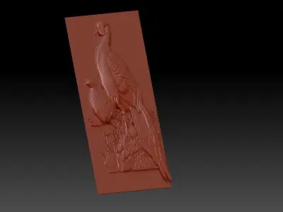 Birds pheasant 3D print model