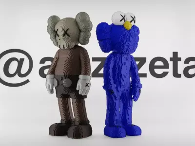 Kaws Companion x BFF 8 bits for Print 3D print model