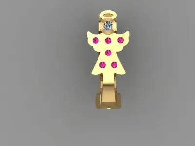 Earrings - Children 3D print model buy
