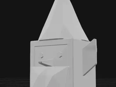 Christmas elf paper craft 3D print model