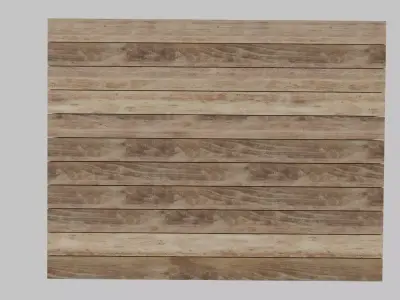 Chunky Basic Pine Nightstand Free low-poly 3D model