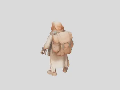 Stylized  Character Low-poly 3D model