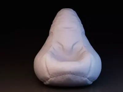 Bean Bag Chair Free low-poly 3D model