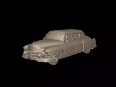 Cadillac 75 Fleetwood Limousine 1953  3D print model