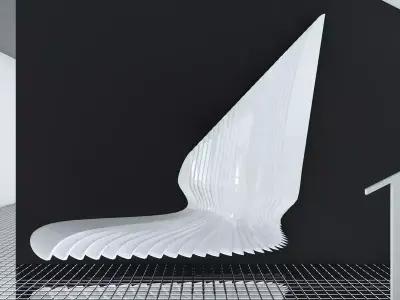 Wall Panel 3D model 13