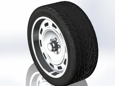 Custom wheels US Mags Scottsdale for your scale model 3D print model