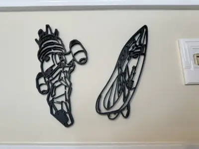 USS Orville Wall Art 3D print model