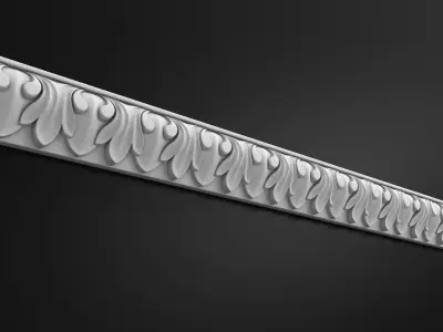 Carved molding 3D model