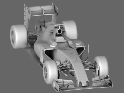 F1 Williams Mercedes FW37 Season 2015 3D model
