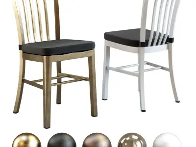 Crate and Barrel -  Delta Dining Chair 3D model