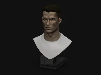 CR7 bust 3D print model