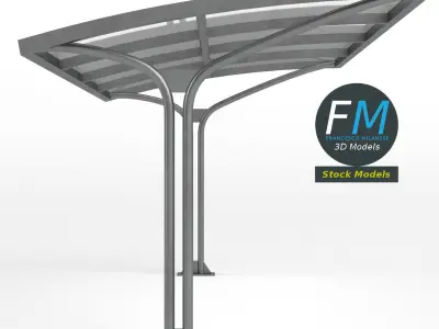 Outdoor shelter 1 3D model