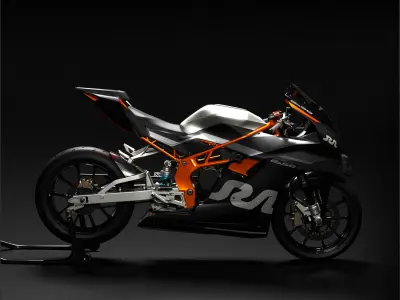 SRA e-SB Electric Sportbike 3D model