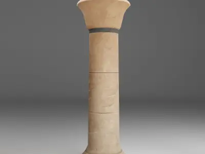 Pillars Low-poly 3D model purchase