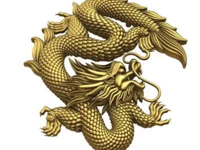 Dragon Ring 3D print model