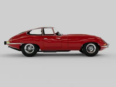 Jaguar E-Type 1061 3D model