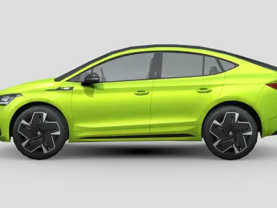 Skoda Enyaq RS iV Low-poly 3D model
