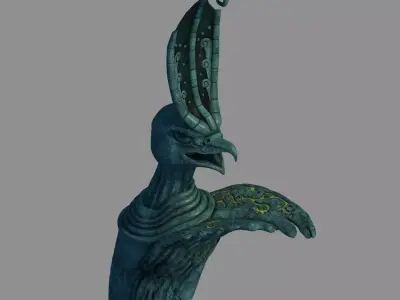 Stone Town Magic Cave - Stone Eagle 01 3D model