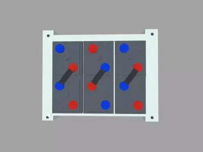 Battery Box Low-poly 3D model