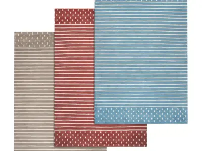 Rug Set 1373 3D model