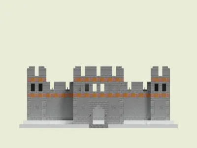 Dwarven Walls 3D model