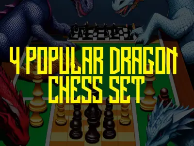 4 Dragon Full Chess Set PACK - 24 Different Design 3D print model