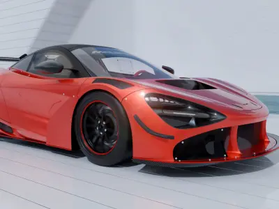 McLaren 720S GT3X 3D model