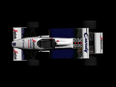 3d model toleman senna tg184 f1 1984 3D model