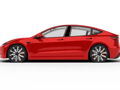 Tesla Model 3 2024 3d model 3D model