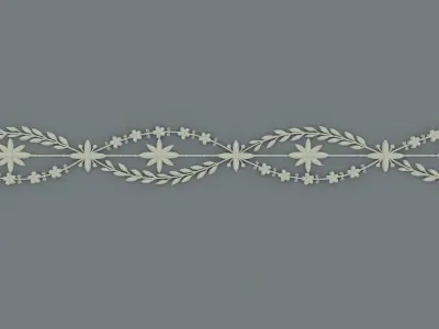ornament baroque V4 3D model
