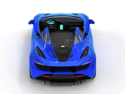 McLaren 720S Spider 3D model