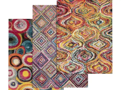 Rug Set 1707 3D model