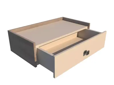 MD LAB NIGHTSTAND 02 Low-poly 3D model