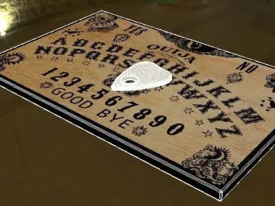 Ouija Board Low-poly 3D model