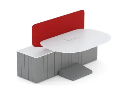 Herman Miller Locale Desk 2 3D model