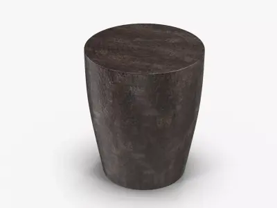 Arteriors Clint Side Table Low-poly 3D model