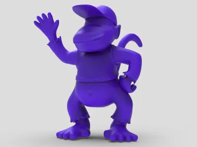 Diddy Kong - ZTL Maquette- 3D Printing 3D model