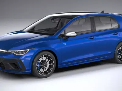 Volkswagen Golf R 2025 3D model